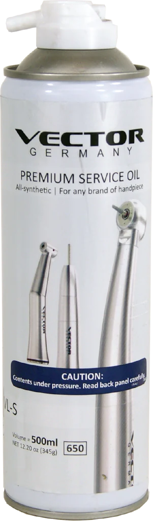 Vector Premium Handpiece Lubricant & Cleaner (Buy 6 Cans of Spray(VL-S) and get 2 Spray Adaptors Free) $28.95